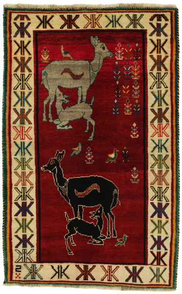 Gabbeh Персийски връзван килим 180x113