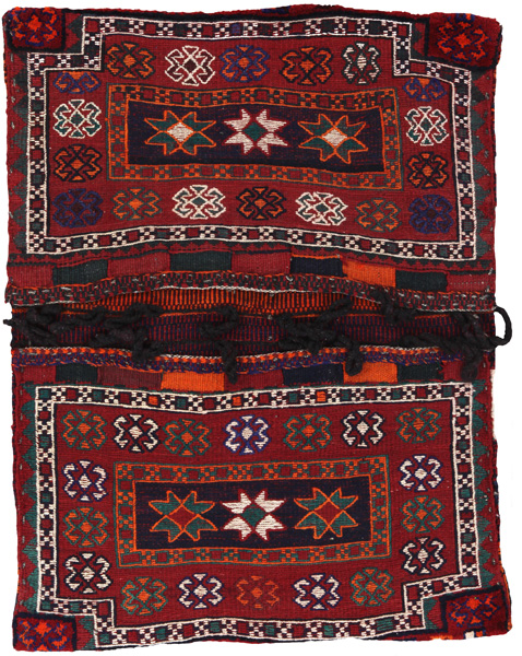 Jaf - Saddle Bags Персийски връзван килим 124x93