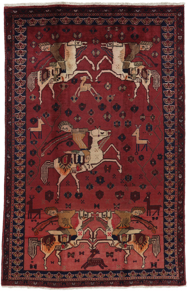 Afshar - Sirjan Персийски връзван килим 247x160