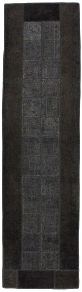 Patchwork Персийски връзван килим 310x80