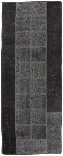 Patchwork Персийски връзван килим 205x80