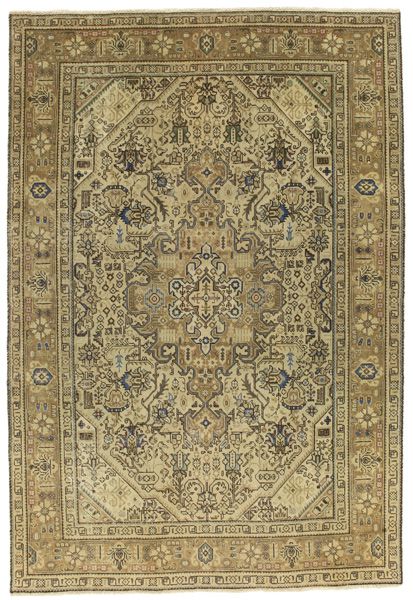 Tabriz - Патина Персийски връзван килим 297x200