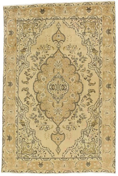 Tabriz - Патина Персийски връзван килим 296x196