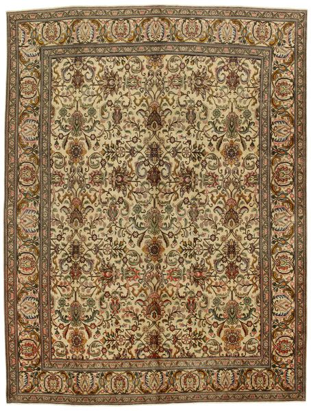 Tabriz - Патина Персийски връзван килим 395x300