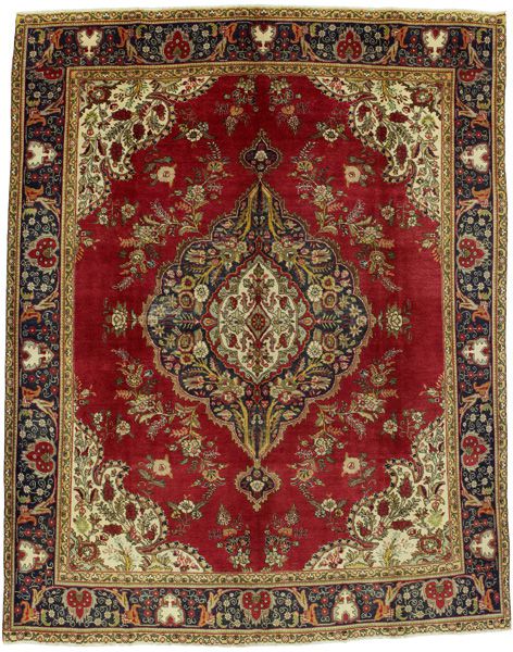 Tabriz - Патина Персийски връзван килим 377x305
