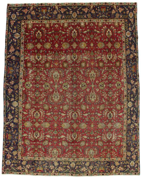 Tabriz - Патина Персийски връзван килим 380x291