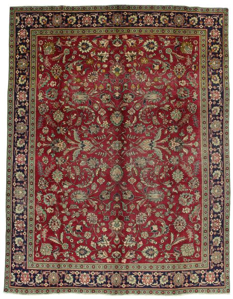 Tabriz - Патина Персийски връзван килим 380x291
