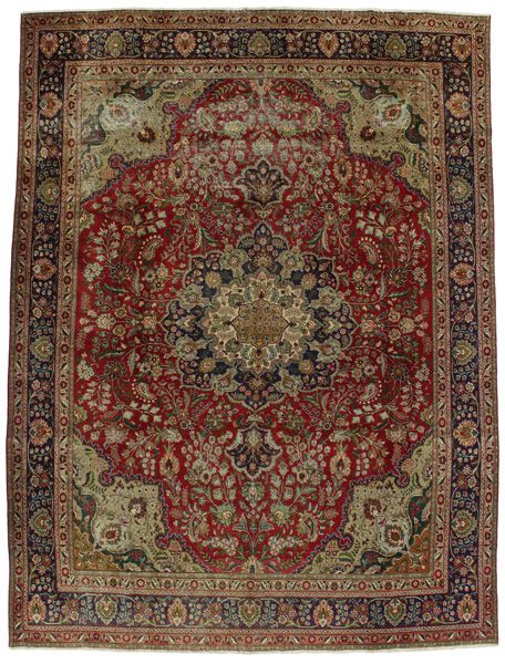 Tabriz - Патина Персийски връзван килим 393x297