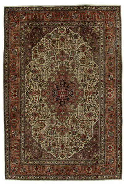 Tabriz - Патина Персийски връзван килим 296x200