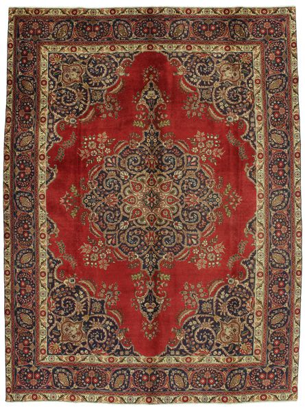 Tabriz - Патина Персийски връзван килим 395x293