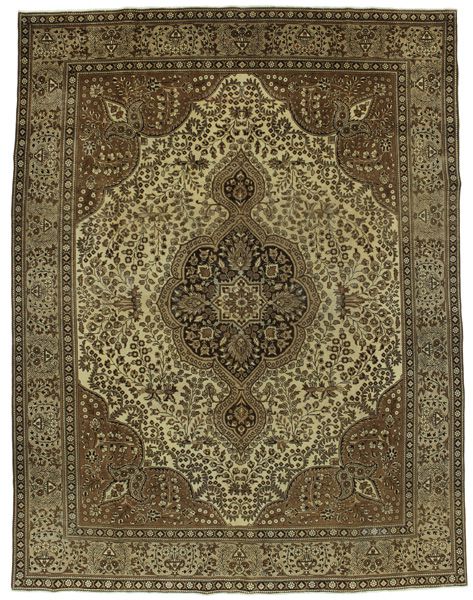 Tabriz - Патина Персийски връзван килим 385x296