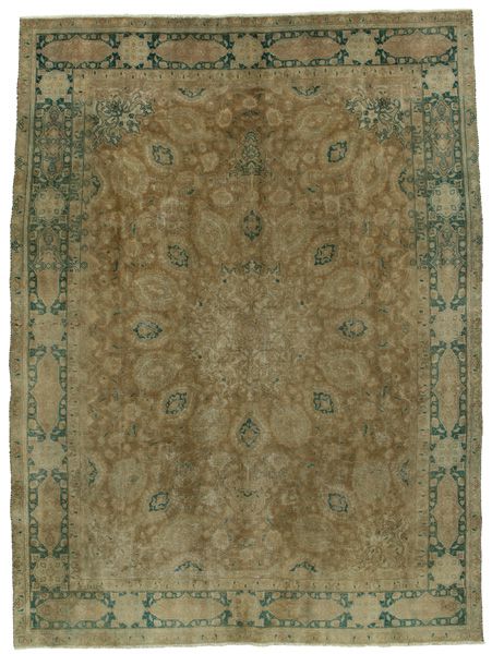 Tabriz - Патина Персийски връзван килим 380x276