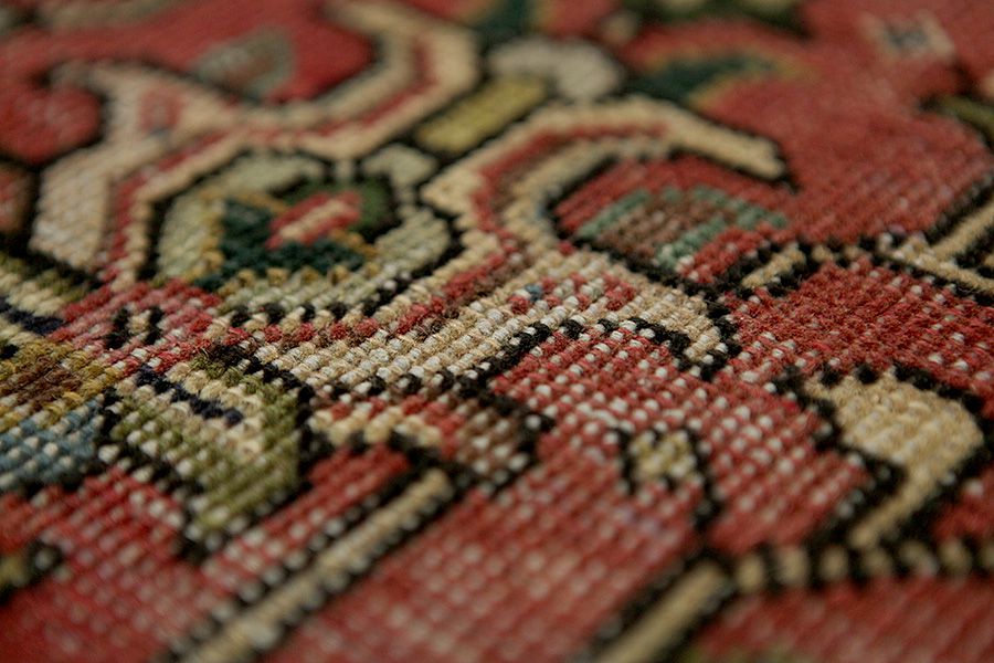 Tabriz - Патина Персийски връзван килим 344x250 - Снимка 9