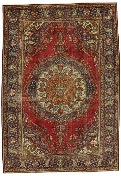 Tabriz - Патина Персийски връзван килим 290x200