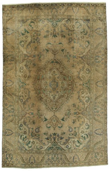 Tabriz - Патина Персийски връзван килим 296x188