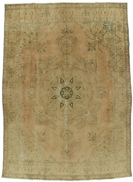 Tabriz - Патина Персийски връзван килим 385x278