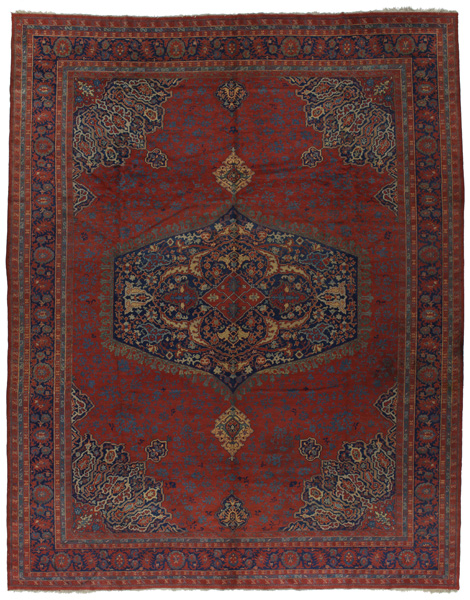 Turkish - old Турски връзван килим 450x356
