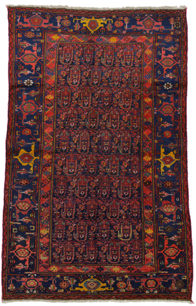 Bijar - Antique Персийски връзван килим 205x128