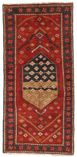 Gabbeh - old Персийски връзван килим 204x96