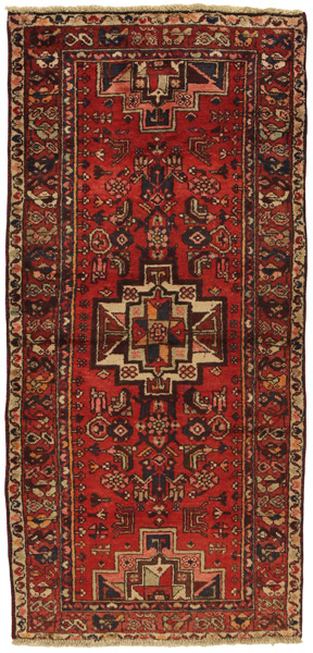 Hamadan - old Персийски връзван килим 200x95