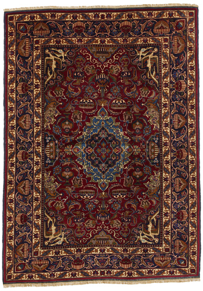 Mashad - Antique Персийски връзван килим 172x125