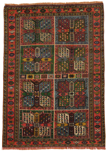 Bakhtiari - old Персийски връзван килим 170x121