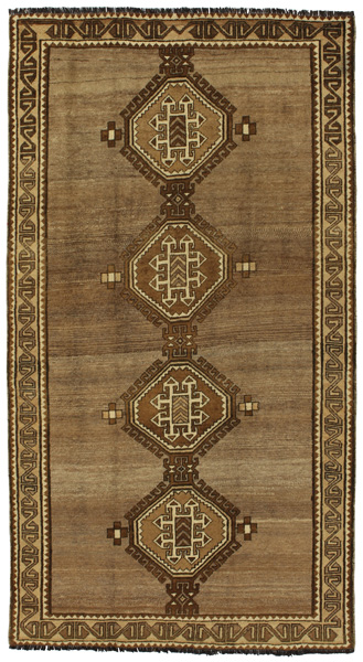 Gabbeh - old Персийски връзван килим 247x135