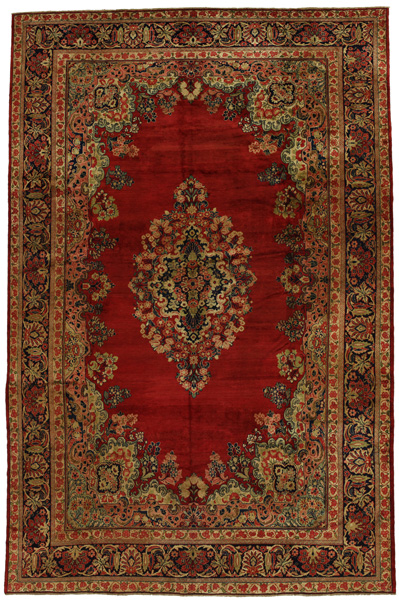 Sultanabad - Antique Персийски връзван килим 555x354