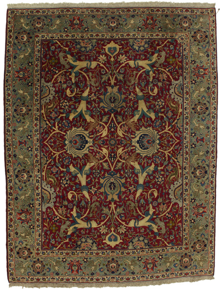 Tabriz - Antique Персийски връзван килим 290x220