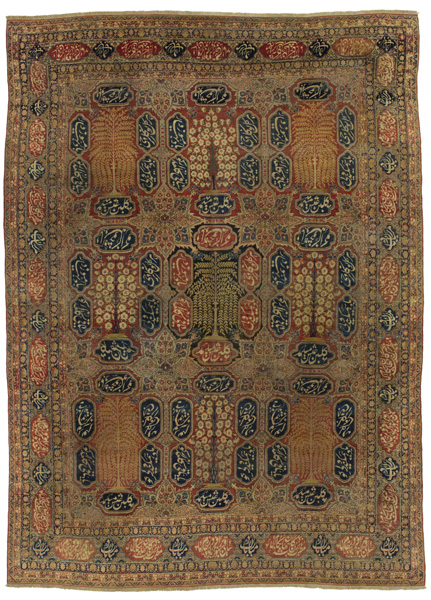 Tabriz - Antique Персийски връзван килим 370x276