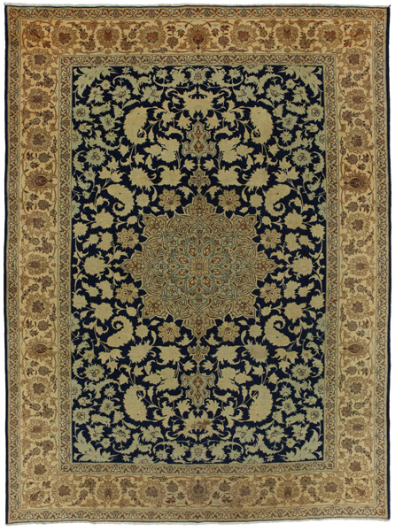 Isfahan - Antique Персийски връзван килим 395x290
