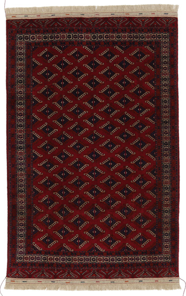 Yomut - Бухара Туркменски връзван килим 276x182