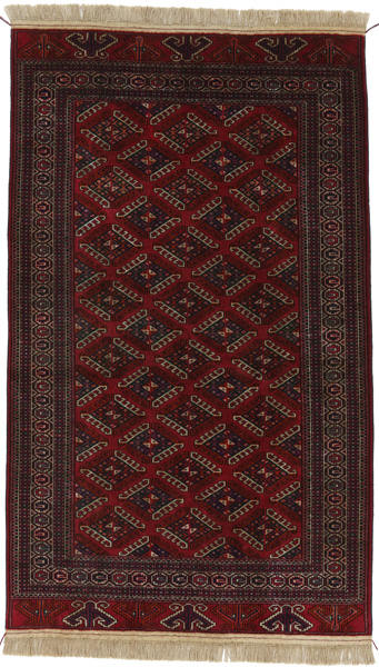 Yomut - Бухара Туркменски връзван килим 198x128