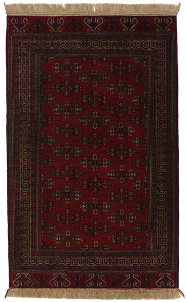Yomut - Бухара Туркменски връзван килим 198x127