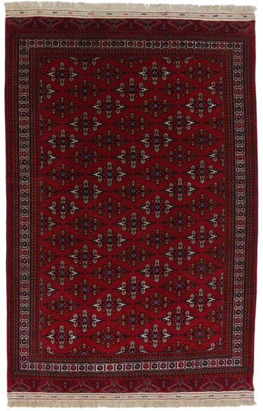 Yomut - Бухара Туркменски връзван килим 305x200