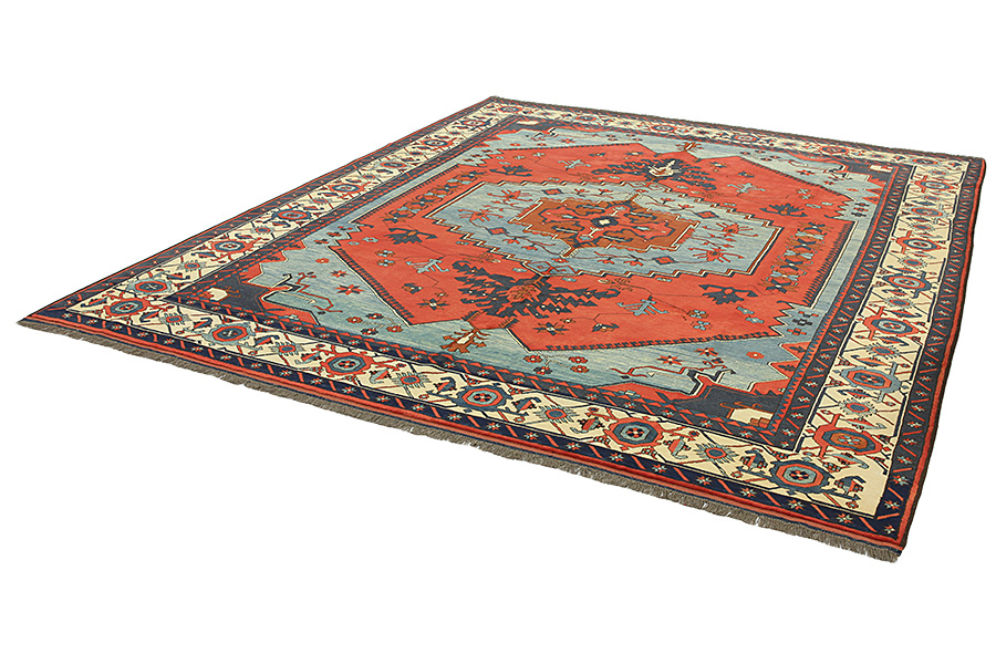 Beshir - Afghan Афганистански връзван килим 356x293 - Снимка 2