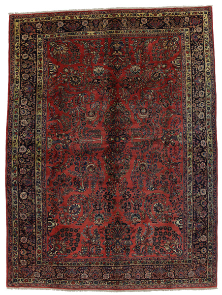 Sarouk - Antique Персийски връзван килим 350x265