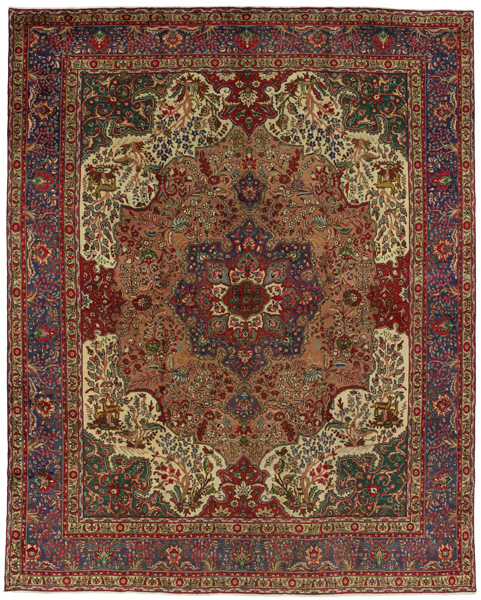 Tabriz - Mashad Персийски връзван килим 390x301
