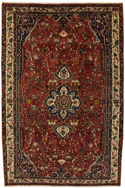 Bakhtiari Персийски връзван килим 307x200