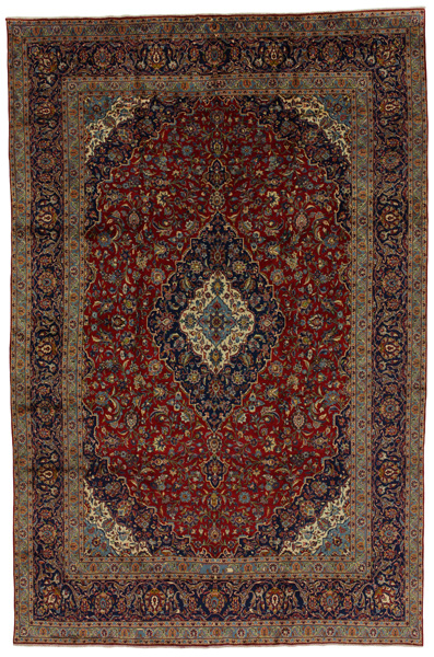 Kashan Персийски връзван килим 442x291