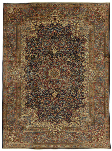 Kerman - Lavar Персийски връзван килим 398x289