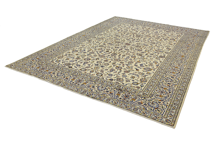 Kashan Персийски връзван килим 400x298 - Снимка 2