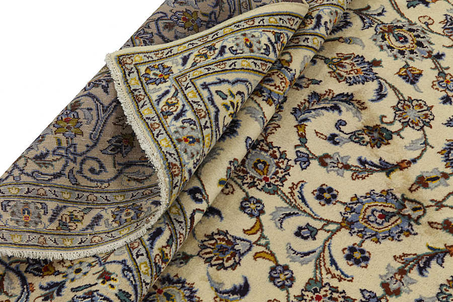 Kashan Персийски връзван килим 400x298 - Снимка 4