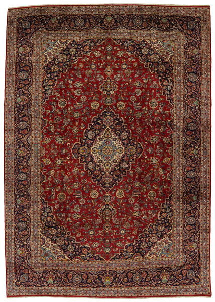 Kashan Персийски връзван килим 412x296