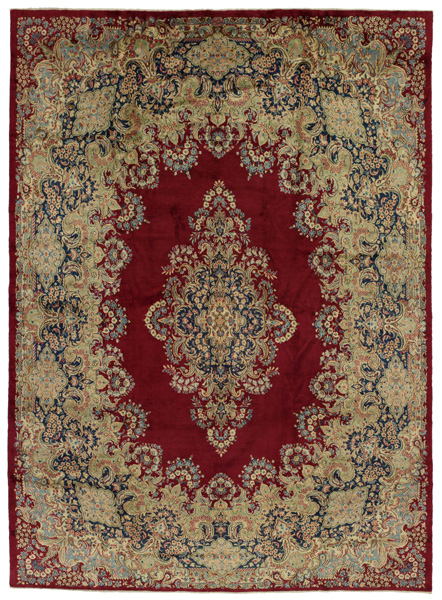 Kerman - Lavar Персийски връзван килим 377x278