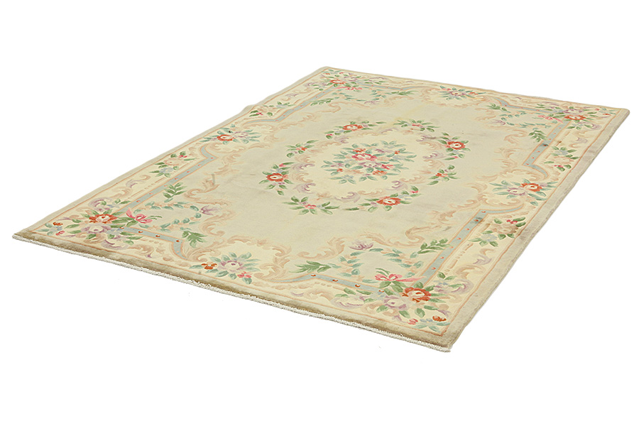 Khotan - China Китайски връзван килим 275x182 - Снимка 2