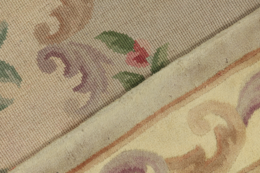 Khotan - China Китайски връзван килим 275x182 - Снимка 5
