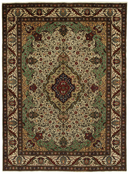 Tabriz Персийски връзван килим 383x288