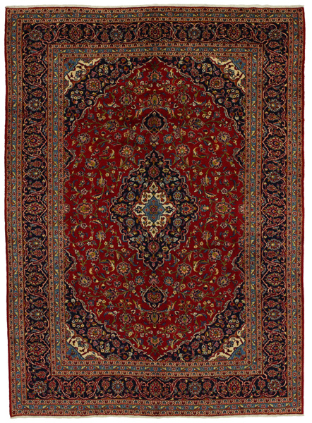 Kashan Персийски връзван килим 404x293