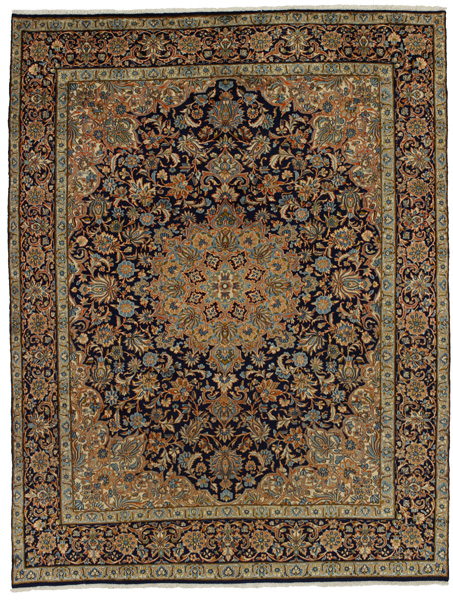 Isfahan Персийски връзван килим 397x307